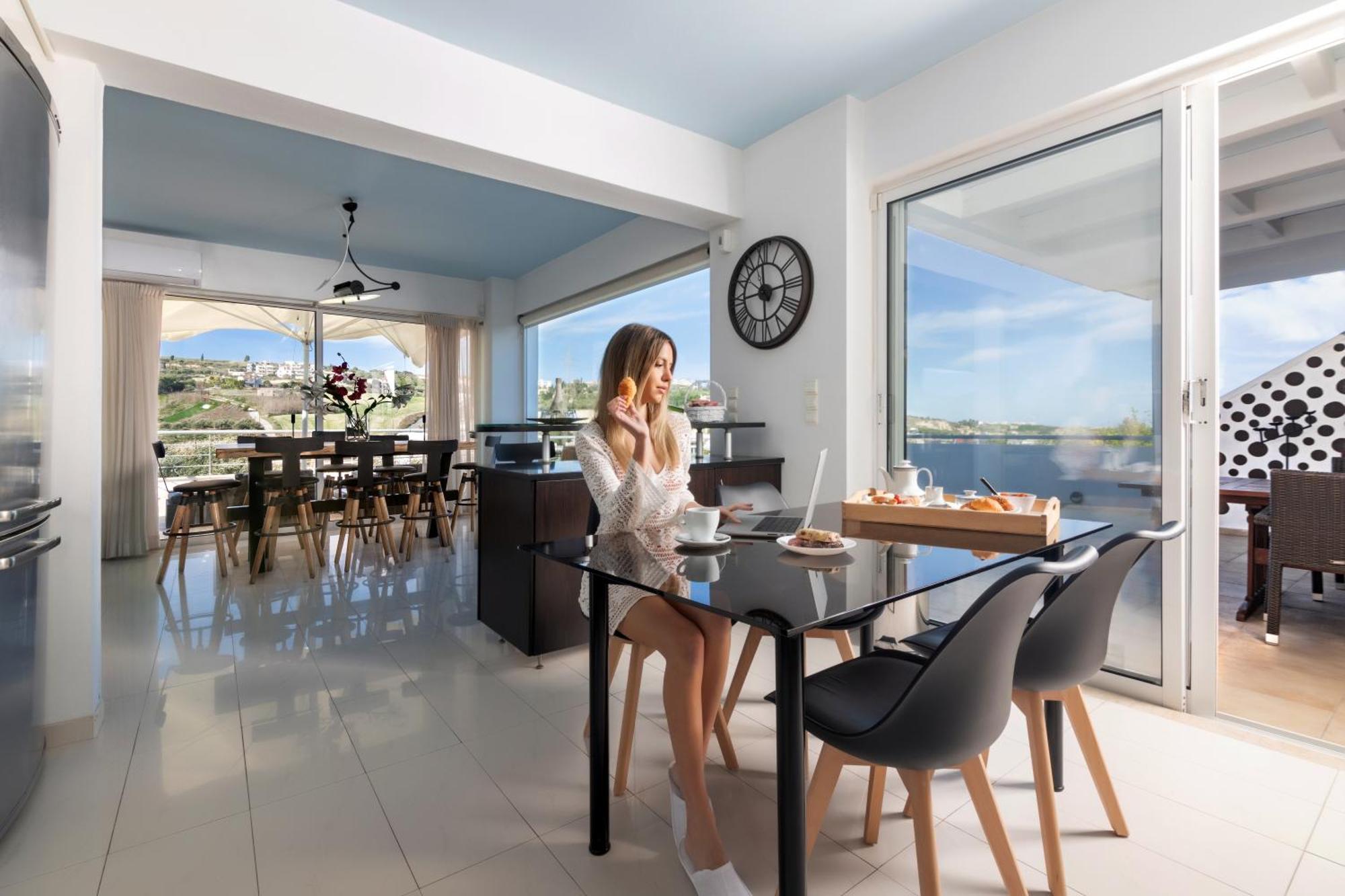 Whiteblue Spa Villa, By Idealstay Experience Iraklio Exteriér fotografie